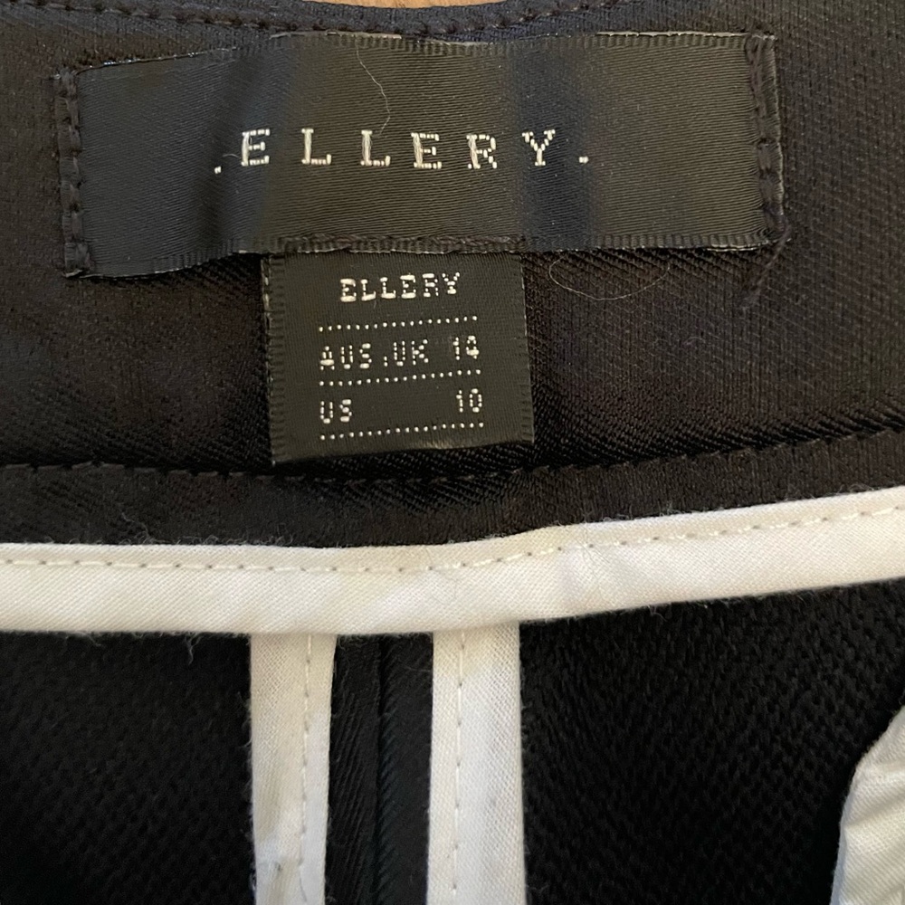Ellery cropped, flare pants with side slit - Picture 2 of 6